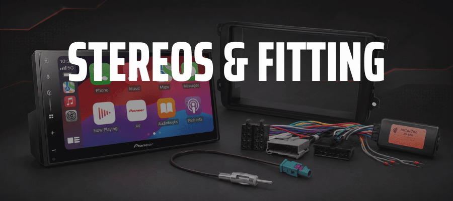 A range of aftermarket car stereos & head unit Screens