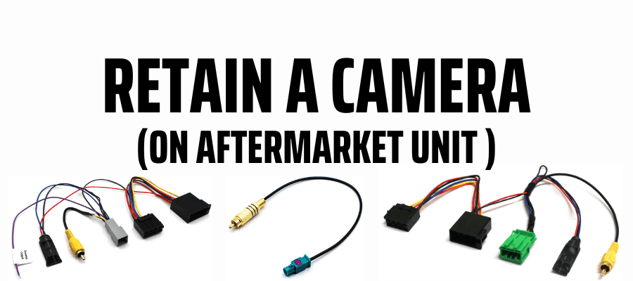 Retain vehicles original camera on new head unit