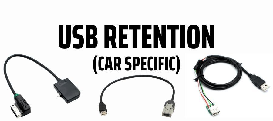 USB retention cables