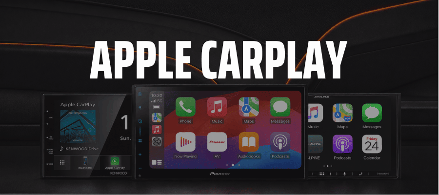 Apple CarPlay car stereos with wired and wireless iPhone connectivity