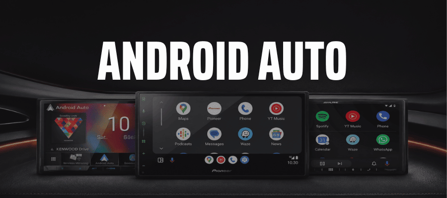 Wired and wireless Android Auto car stereos from Pioneer, Alpine, Kenwood and JVC