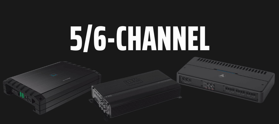 5-channel car audio amplifier for full system upgrades