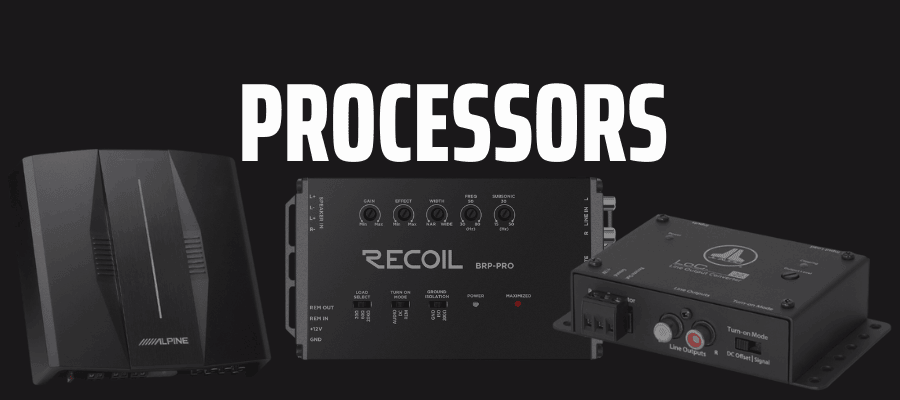 Amplifier processor for factory car audio integration