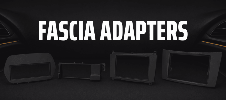 Vehicle-specific Single DIN and Double DIN car stereo fascia adapters and dashboard panels