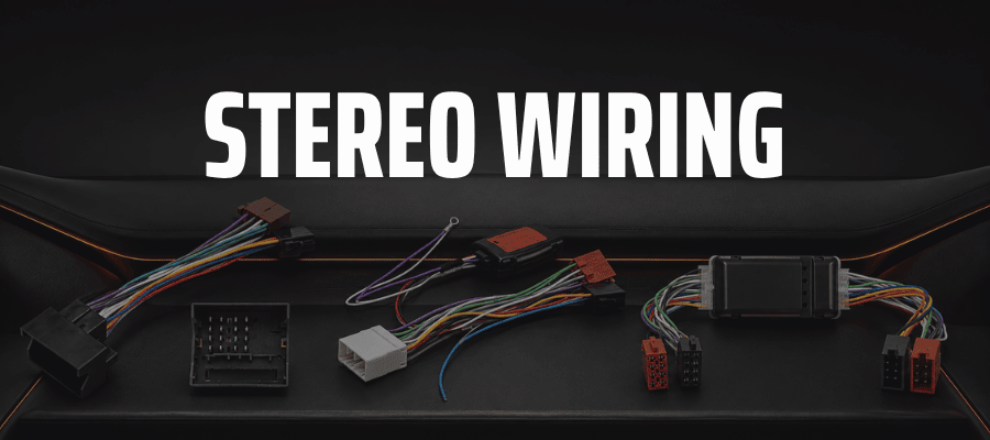 Vehicle-specific car stereo wiring adapters, ISO harnesses, steering control interfaces and amplifier integration cables