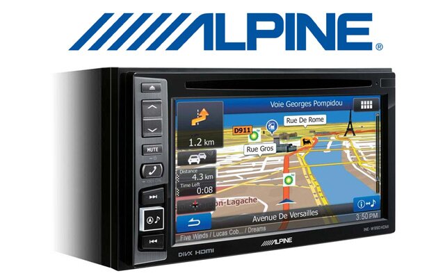 Any Alpine double din radio / screen