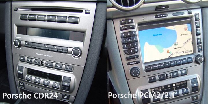 Porsche CDR24 and PCM2.1 radio options Porsche CDR24 and PCM2.1 radio options