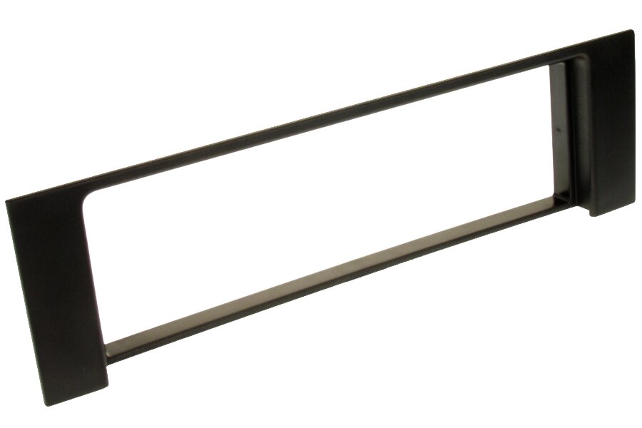 Audi A4 B6 (Concert II) single DIN (1-DIN) car audio stereo fascia adapter panel (MATT BLACK)