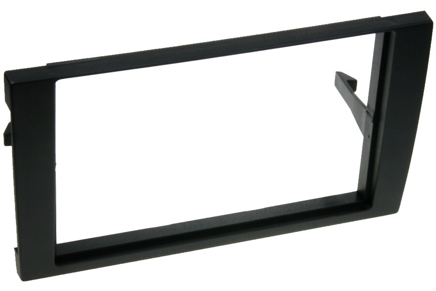 Audi A4 (B7) A4 Cabriolet Double DIN car audio fascia adapter (MATT BLACK)