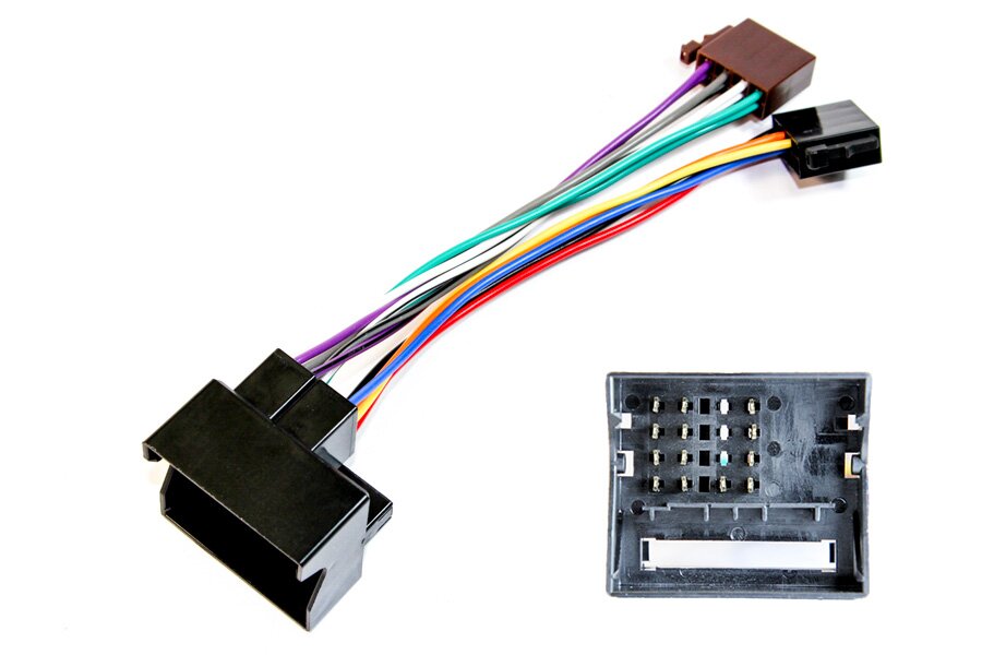 BMW 1, 3, 5, X3, X5 & Mini (02>) Radio ISO lead (QUADLOCK CONNECTION)