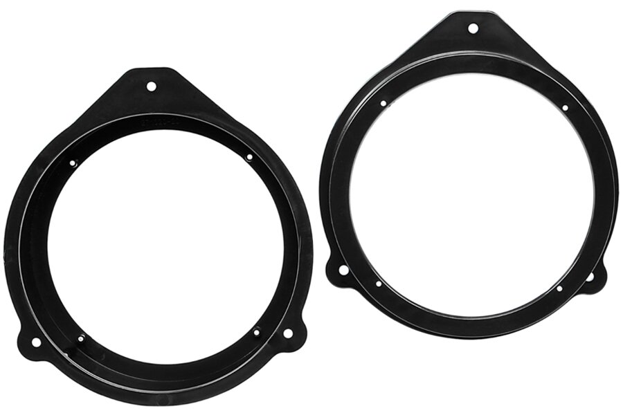 Audi A3, A4 165mm front & rear door speaker adapter rings/panels 