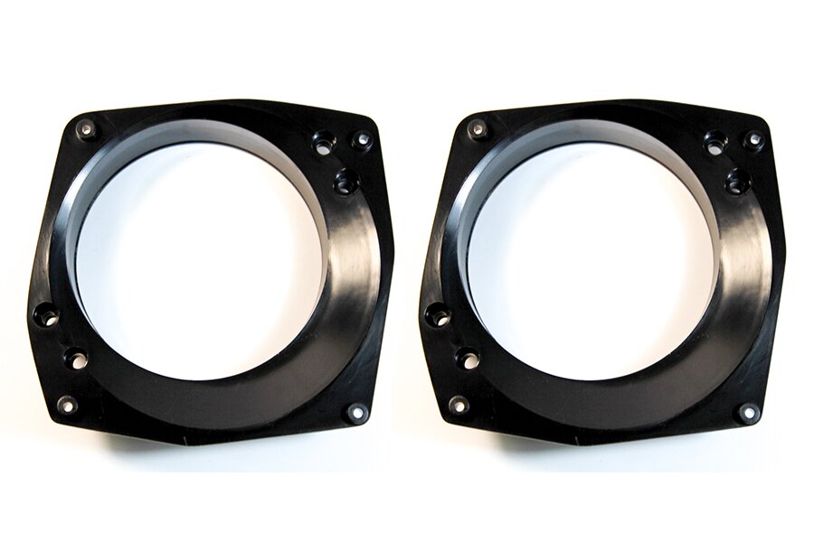 Fiat Punto (1999-2006) 130mm rear hatch speaker adapter rings/panels