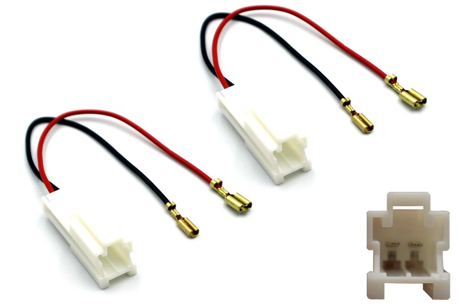 Alfa Romeo 159, Brera, GT, Mito car audio speaker adapter cables (Pair)