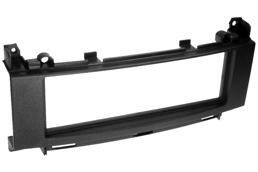 Mercedes A-Class (04-12), B-Class (05-11), Crafter (06-16) Single DIN fascia adapter (MATT BLACK)