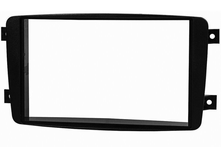 Mercerdes C-Class (00-04) CLK (00-05) Vito (00-05) Double DIN car audio fascia adapter (MATT BLACK)