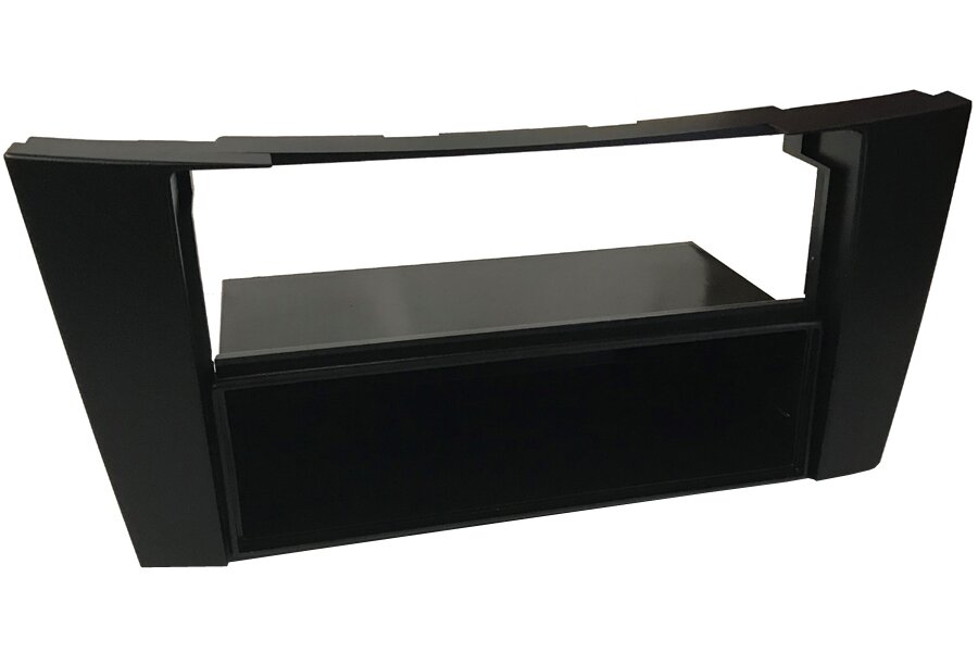 Mercedes CLS (05-10), E-Class (02-08) Single/Double DIN car audio fascia adapter (MATT BLACK)