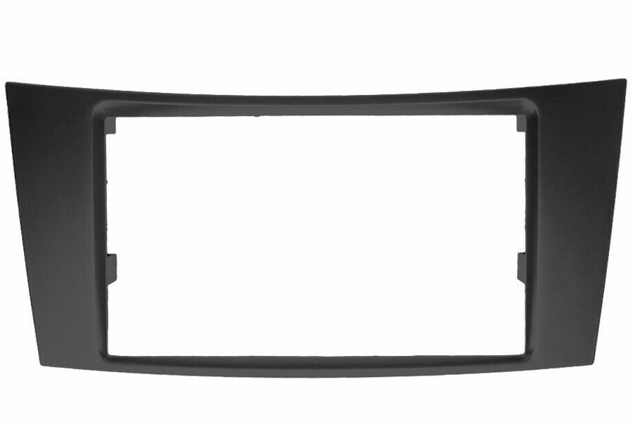 Mercedes E-Class W211 (2002-2008) CLS W219 (2005-2010) Double DIN car radio fascia (MATT BLACK)