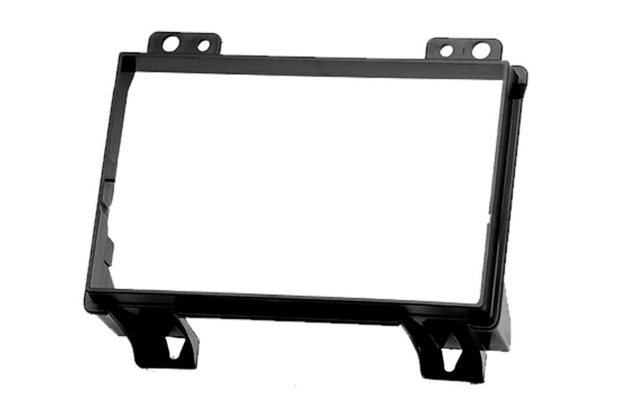 Ford Fiesta MK6, Fusion Double DIN car audio fascia adapter panel (MATT BLACK)