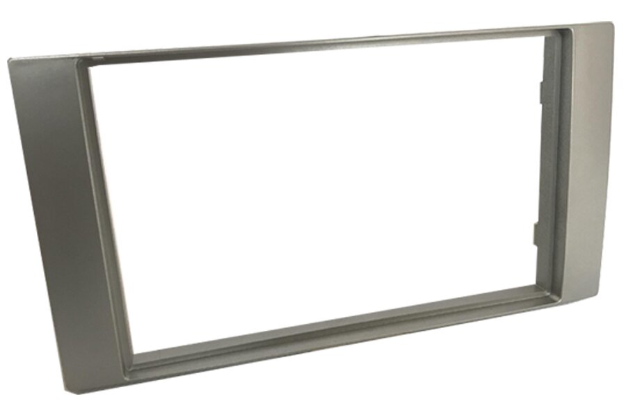Ford (Various Models) Double DIN car audio fascia adapter panel (SILVER)