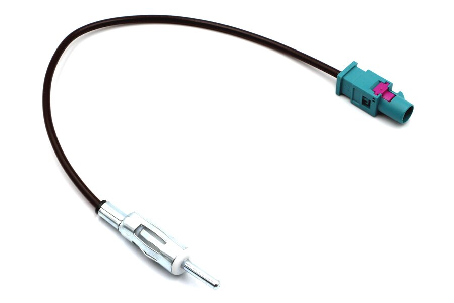 Male Fakra to Male DIN aerial antenna adapter cable