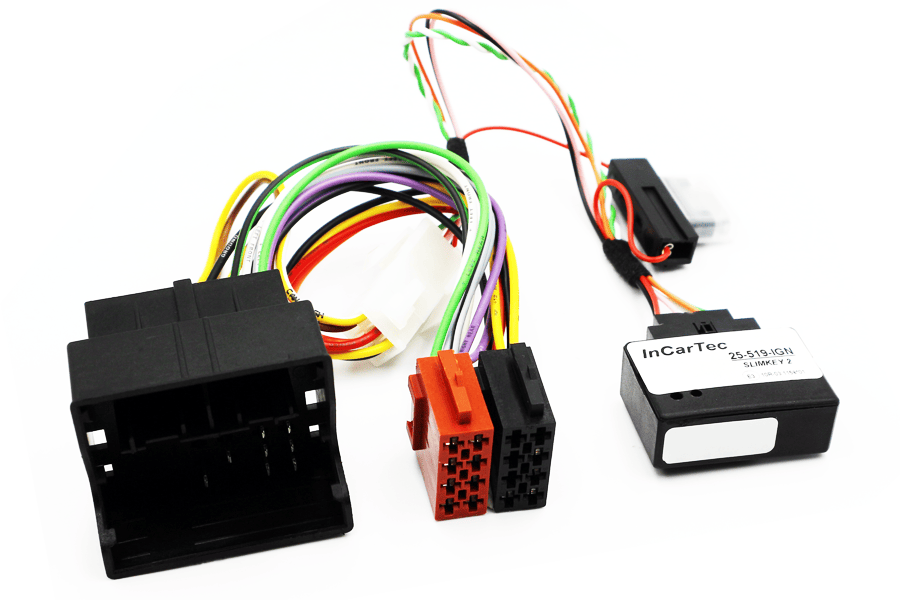 Citroen/Peugeot Quadlock CANbus Radio ISO lead (Cars without steering wheel controls)