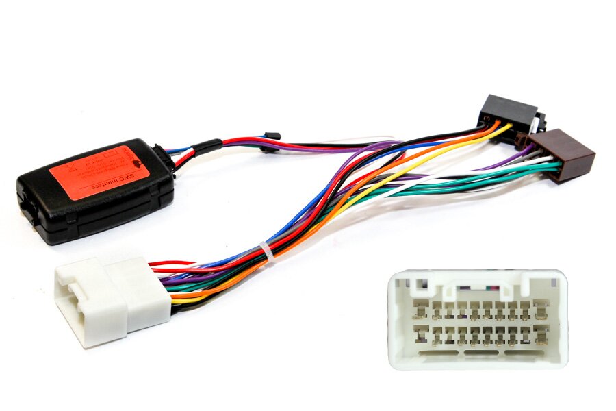 Citroen C Crosser, Peugeot 4007 Steering wheel audio control interface & ISO cable