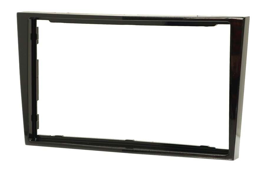 Vauxhall/ Holden Double DIN car audio fascia adapter panel (PIANO BLACK)
