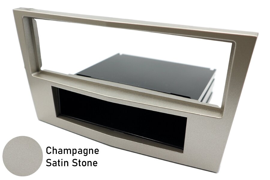 Vauxhall/Opel Single DIN car audio radio fascia adapter (CHAMPAGNE BEIGE/ SATIN STONE)