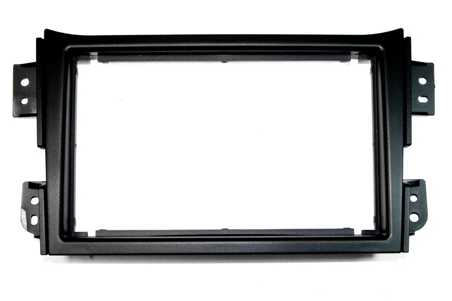 Vauxhall/ Opel Agila B (2007-2014) Double DIN car audio fascia adapter (MATT BLACK)