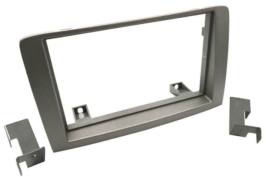 Fiat Idea (2004-2007) Double DIN car radio fascia (DARK SILVER)