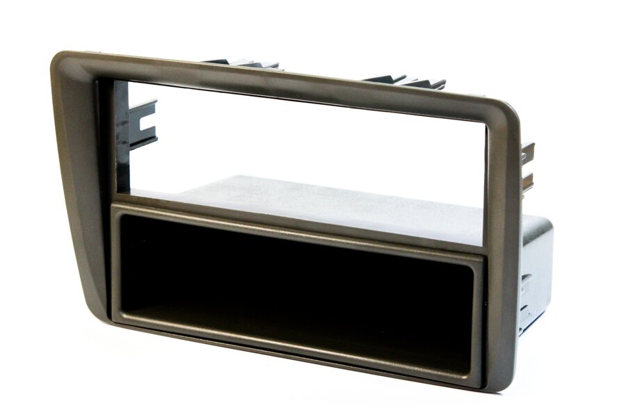 Fiat Panda (2004-2011) Single/Double DIN car audio fascia adapter panel (MATT BLACK)