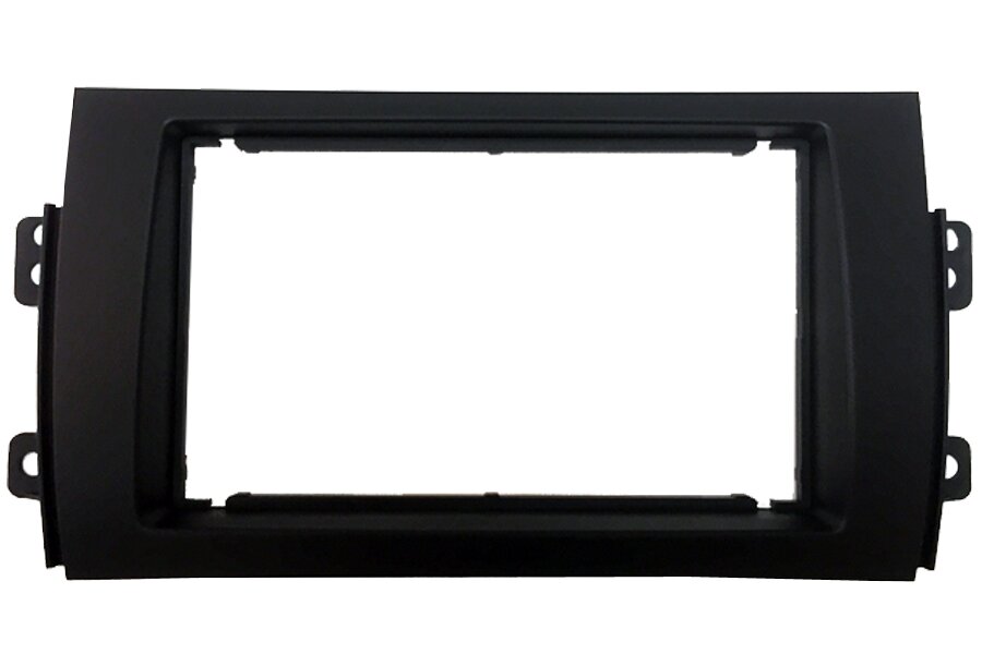 Fiat Sedici, Suzuki SX4 Double DIN car audio fascia adapter panel (MATT BLACK)
