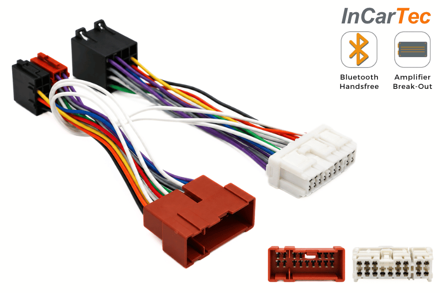 Nissan (Post 2000) ISO-T Harness mute SOT lead/ hands-free Bluetooth/ amplifier break-out cable