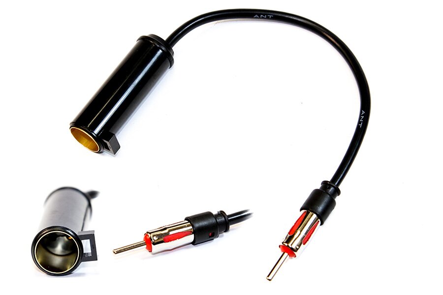 Nissan 2 prong to DIN car aerial antenna adapter cable