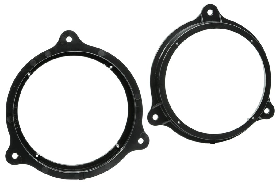 Renault, Nissan, Dacia, Smart 165mm front & rear door speaker adapter rings/panels 
