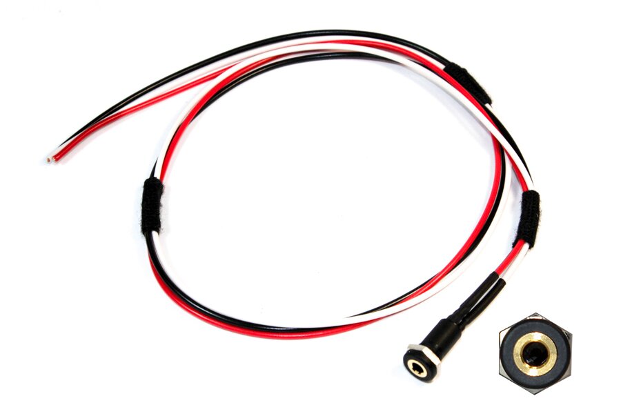 3.5mm discreet panel mount socket 