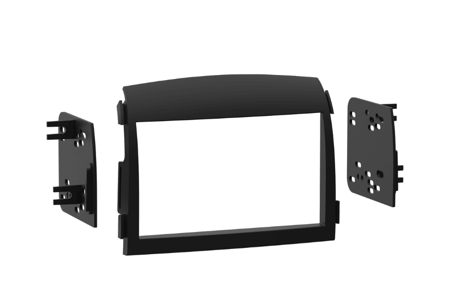 Hyundai Sonata (2005-2008) Double DIN car stereo fascia adapter (MATT BLACK) Metra