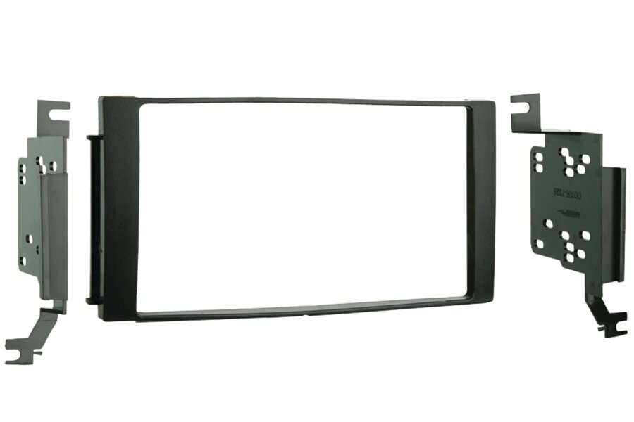Hyundai Santa Fe (2006-2012) Double DIN car radio fascia (MATT BLACK)