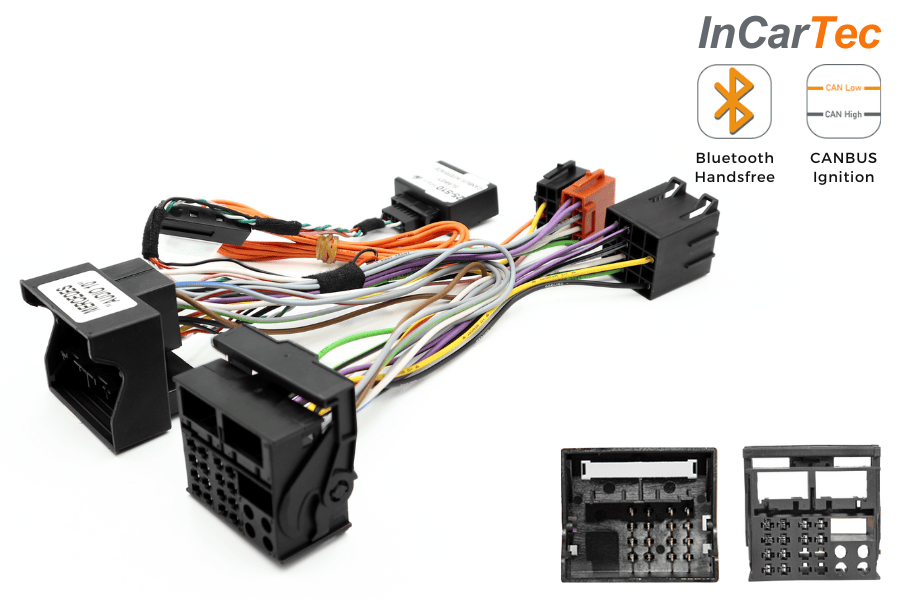 Mercedes Audio 20/ NTG1 ISO T-Harness mute hands free Bluetooth cable CANbus Ignition