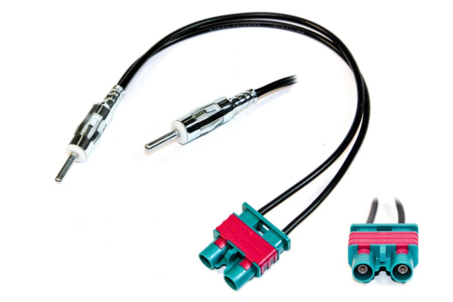 Volvo D. Fakra C30 Aerial adapter to din plug