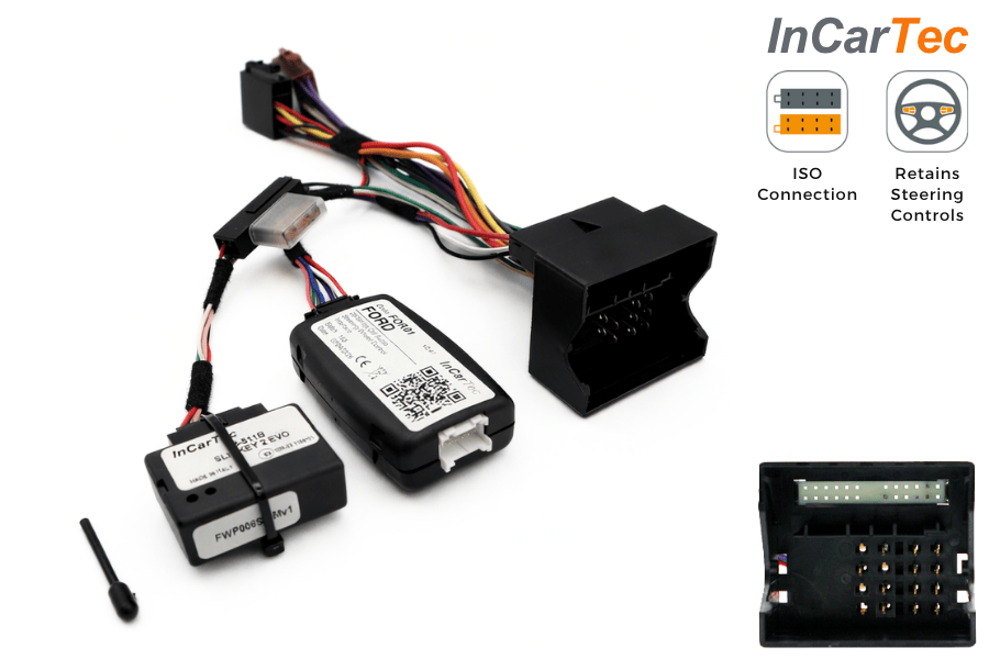 Ford Quadlock Steering Wheel Control Interface with CANbus Ignition and Illumination