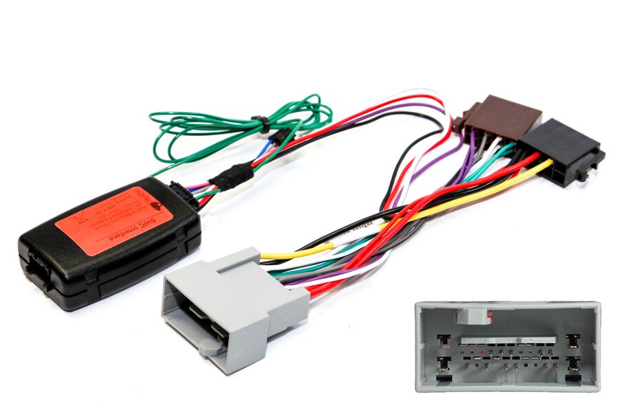 Honda Accord, CR-V, CR-Z, Jazz steering wheel control interface and radio adapter cable
