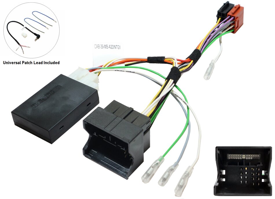 Mercedes CLS, E and SLK NTG1 steering wheel control interface (QUADLOCK CONNECTION)