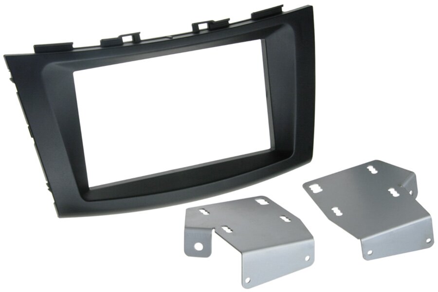 Suzuki Swift (2010-2017) Swift Sport (2011-2017) Double DIN car audio fascia adapter (MATT BLACK)