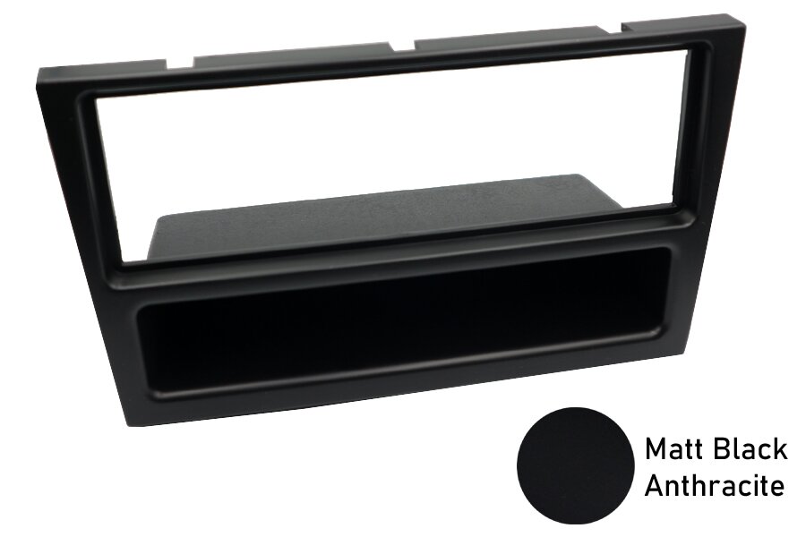 Suzuki Ignis/Wagon R+ Single DIN (1-DIN) car audio fascia adapter (MATT BLACK/ ANTHRACITE)