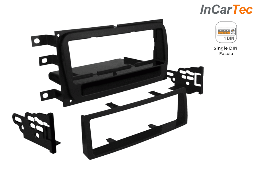 Suzuki Aerio (2005), Liana (2002-2007) Single DIN car audio stereo fascia adapter panel (MATT BLACK)