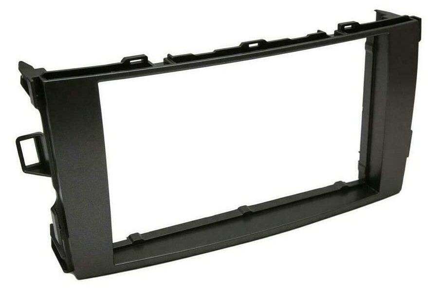 Toyota Auris E150 (2007-2013) and Corolla Seca Double DIN car audio fascia adapter (MATT BLACK)