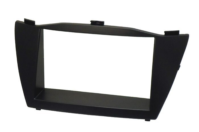 Hyundai IX35 (10-15), Tucson (09-15) Double DIN car audio fascia kit (MATT BLACK)
