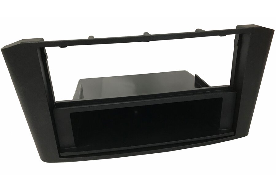 Toyota Avensis (2004-2008) Single/Double DIN car radio fascia adapter panel (MATT BLACK)