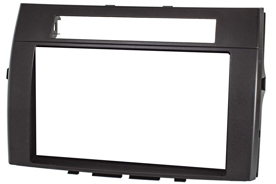 Toyota Corolla Verso (2004-2009) Double DIN car radio fascia (MATT BLACK)